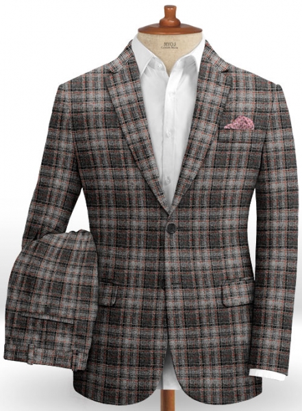 Harris Tweed Tartan Gray Suit