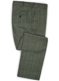 Napolean Nalda Green Wool Pants