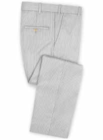 Seersucker Gray Pants