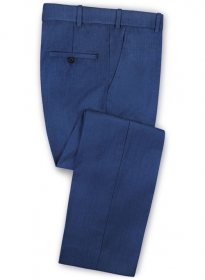 Napolean York Blue Wool Pants