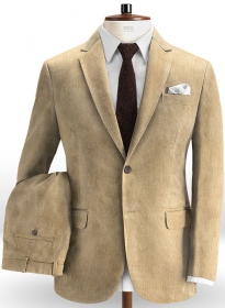 Beige Corduroy Suit