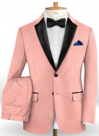 Napolean Runway Pink Wool Tuxedo Suit