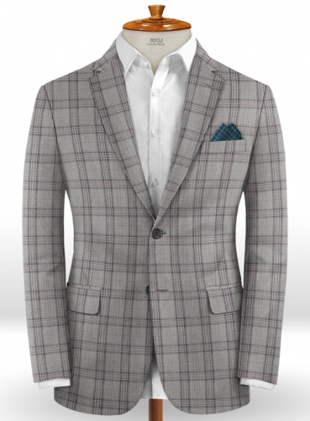 Napolean Petti Light Gray Wool Jacket