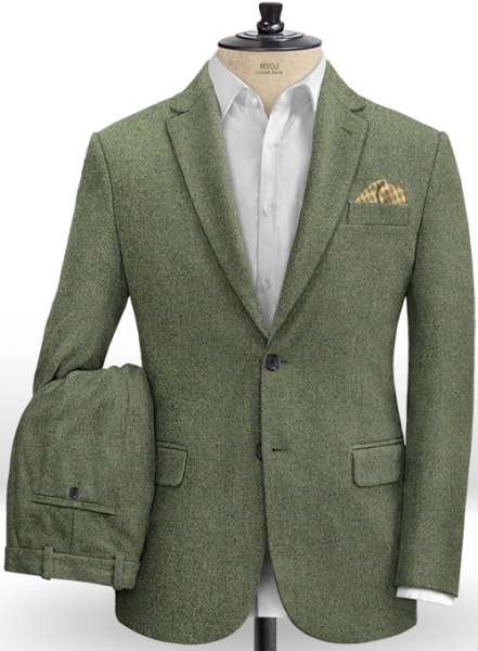 Naples Green Tweed Suit