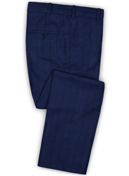 Napolean Rodrio Royal Blue Wool Pants