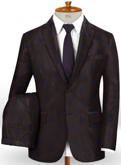 Lion Wine Wool Suit