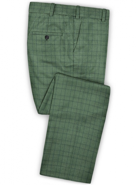 Napolean Corro Green Wool Pants