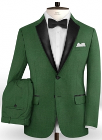 Napolean Yale Green Wool Tuxedo Suit