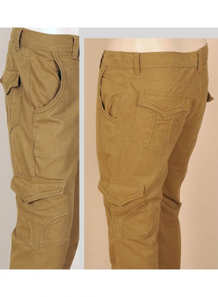 Linen Cargo Pants - #350