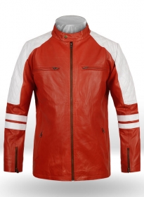 Ricky Stripe Leather Jacket