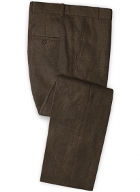 Pure Rich Brown Linen Pants