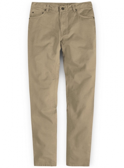 Khaki Chino Jeans With Fit Guarantee