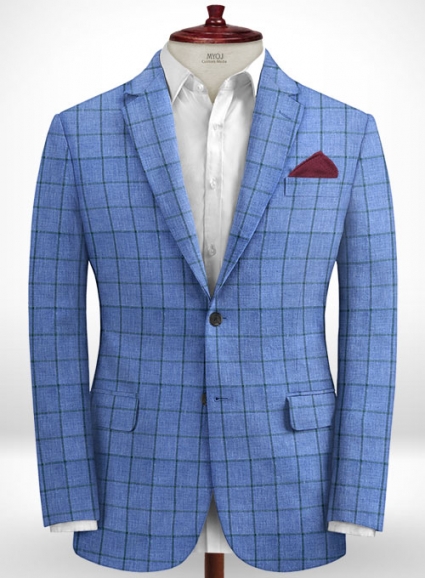 Italian Linen Lapis Blue Jacket