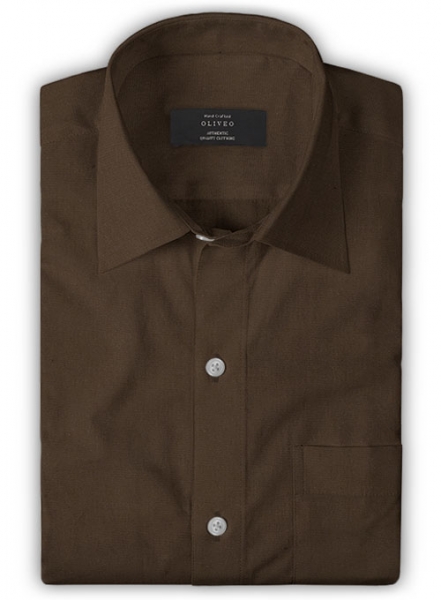 Brown Poplene Shirt