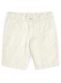 Safari Natural Cotton Linen Shorts