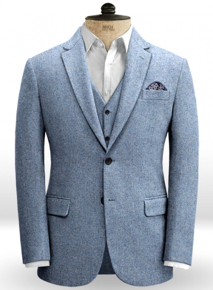 Tom Blue Tweed Jacket