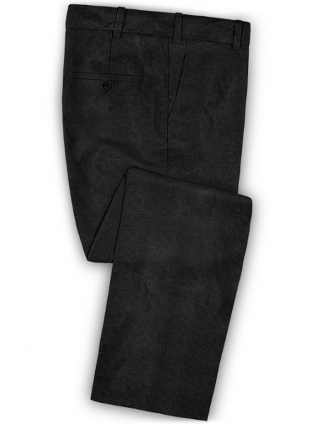 Enar Black Wool Pants