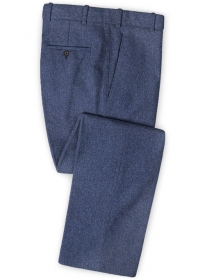 Empire Blue Tweed Pants