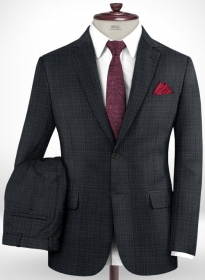 Napolean Vintage Charcoal Wool Suit