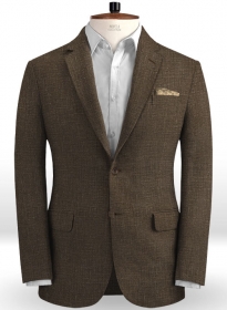 Pure Rich Brown Linen Jacket