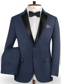 Napolean Cuba Blue Wool Tuxedo Suit