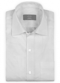 Royal Twill Light Gray Cotton Shirt - Full Sleeves