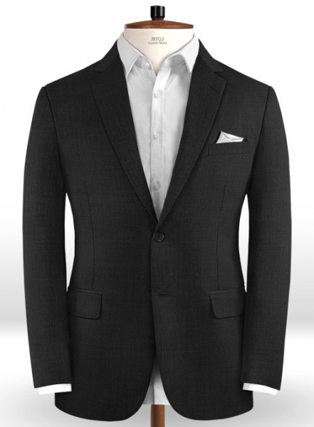 Napolean Dark Charcoal Wool Jacket