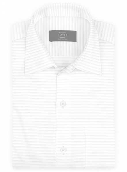 Italian Cotton White Enigi Shirt