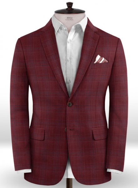 Napolean Nanti Red Wool Jacket