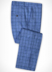 Italian Linen Lapis Blue Pants