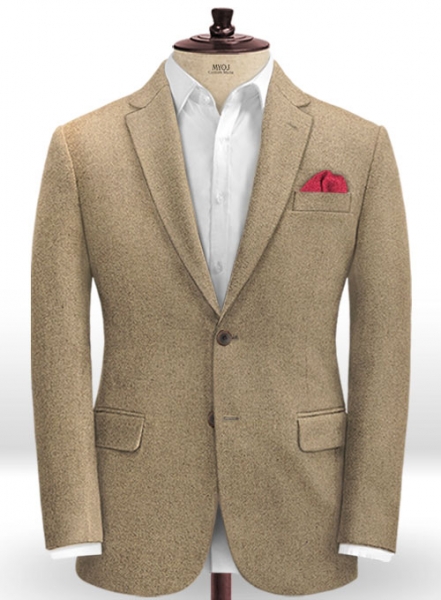 Light Weight Light Brown Tweed Jacket