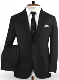 Napolean Dark Charcoal Wool Suit