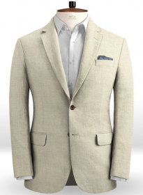 Solbiati Stone Beige Linen Jacket