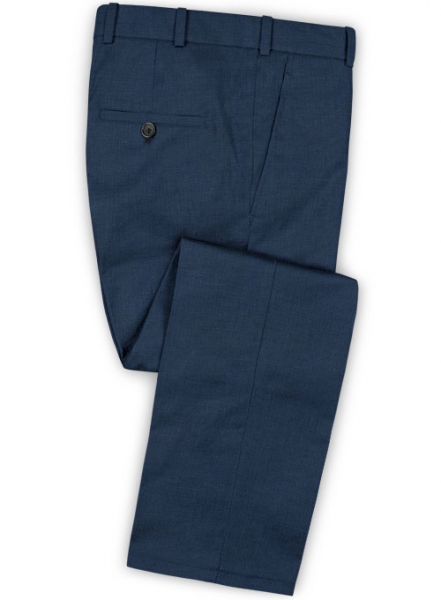 Napolean Dino Blue Wool Pants