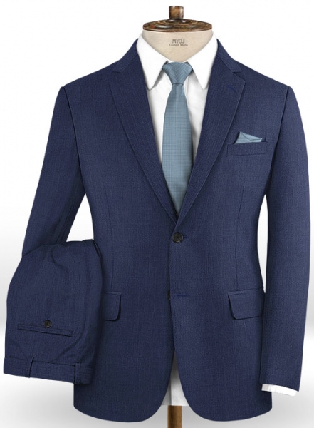 Regency Blue Wool Suit