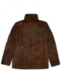 Spanish Brown X Men Magneto Leather Jacket - M Slim