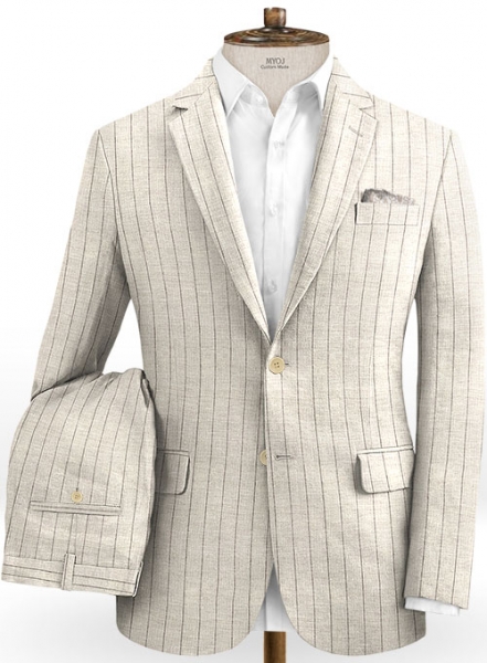 Solbiati Linen Wool Silk Occhi Suit