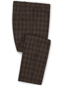 Napolean Mirro Brown Wool Pants