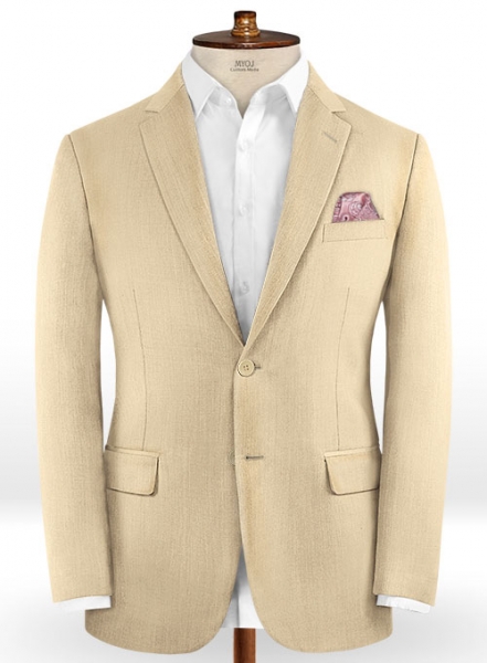 Scabal Beige Wool Jacket