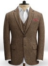 Rust Herringbone Tweed Jacket
