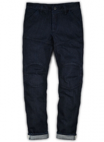 Alexis Darker Blue Biker Jeans