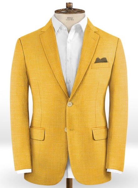 Mystic Yellow Wool Jacket