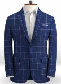 Solbiati Graf Blue Linen Jacket