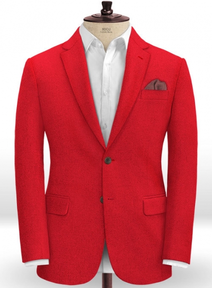Naples Red Tweed Jacket