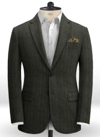 Harris Tweed Melange Stripe Jacket