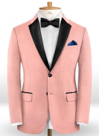 Napolean Runway Pink Wool Tuxedo Jacket