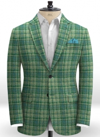 Harris Tweed Tartan Green Jacket