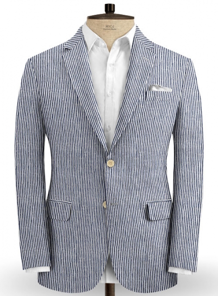 Caccioppoli Seersucker Binolo Jacket