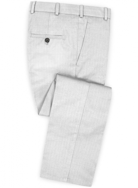 Italian White Prince Linen Pants