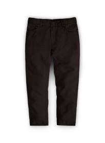 Kids Brown Fine Twill Jeans